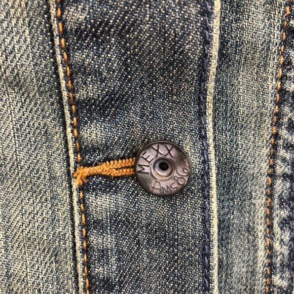 EUC MEXX embroidered back girls denim jacket - Picture 4 of 10